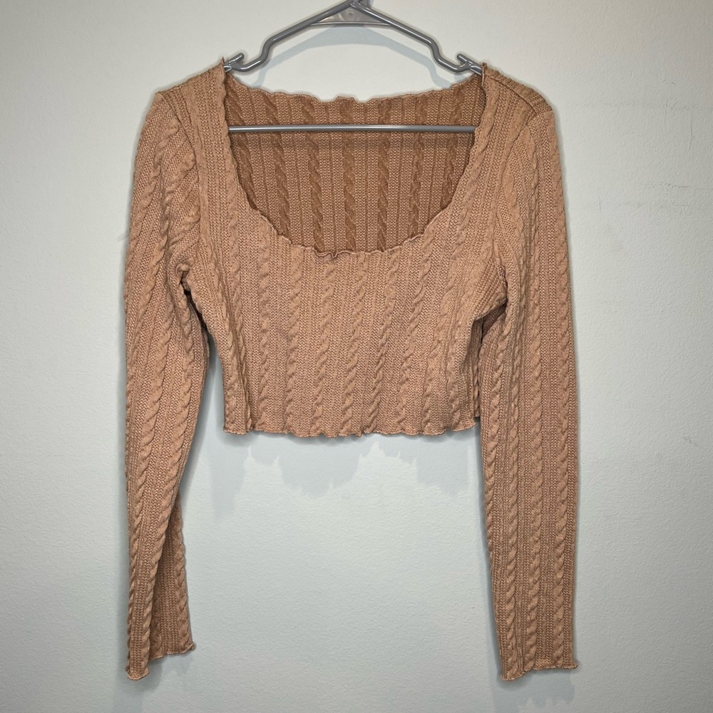 ❌SOLD❌ Crop top long sleeve from SHEIN